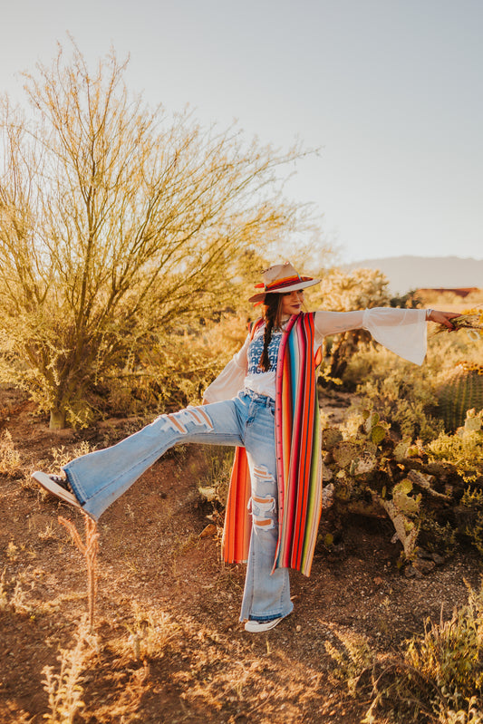 Color Block Super Flare Jean – Silverado Apparel & Home