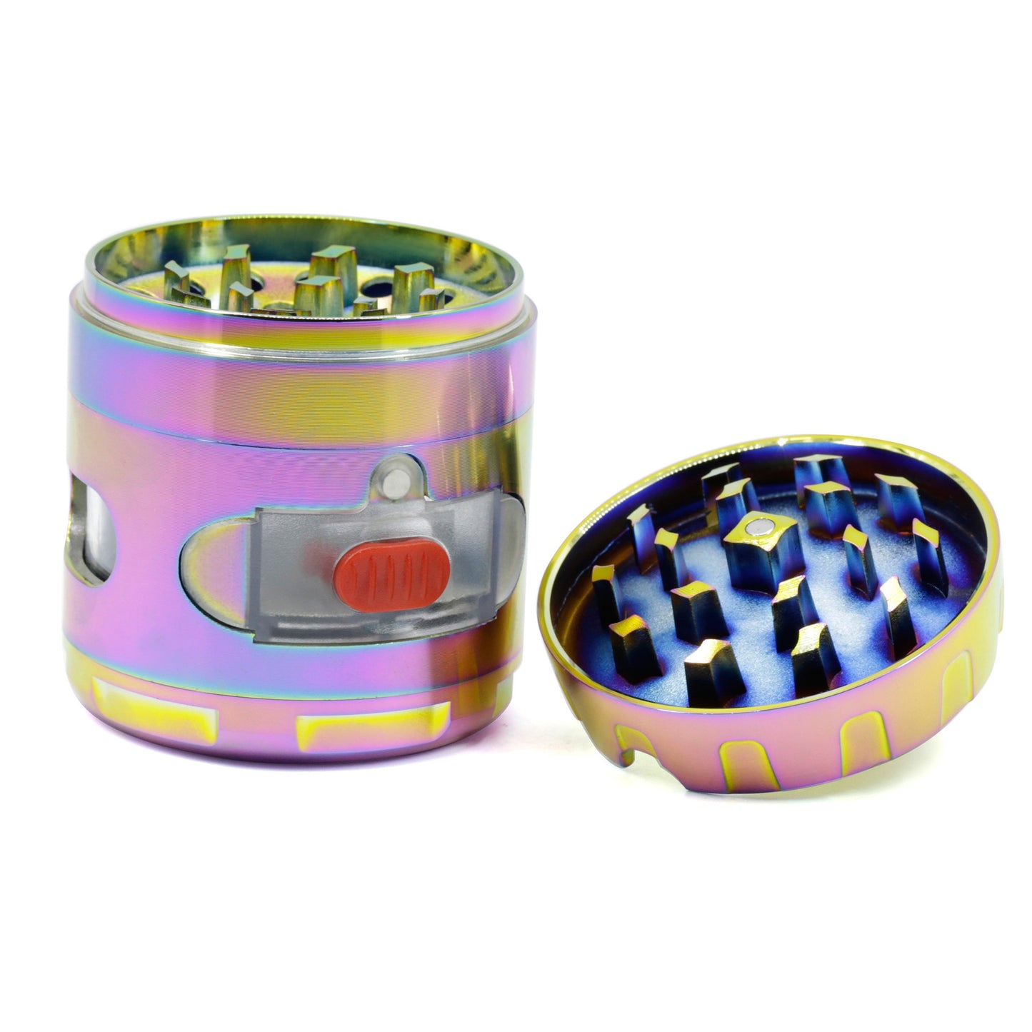 Rainbow Color Ice Blue 4-Layer Grinder