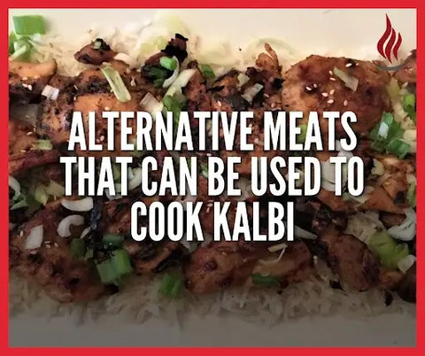 Alternative meats that can be used to cook kalbi