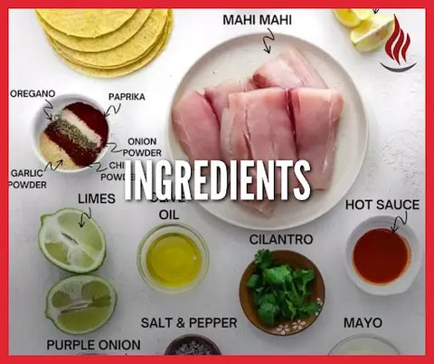 INGREDIENTS FOR THE PINEAPPLE SALSA