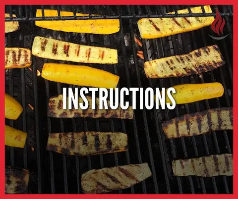 INSTRUCTIONS Grilled Summer Squash