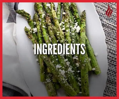 ingredients grilled asparagus