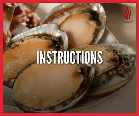 instruction Grilled Abalone with Garlic Butter Recipe