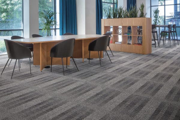 Commercial Broadloom Carpet in an office 