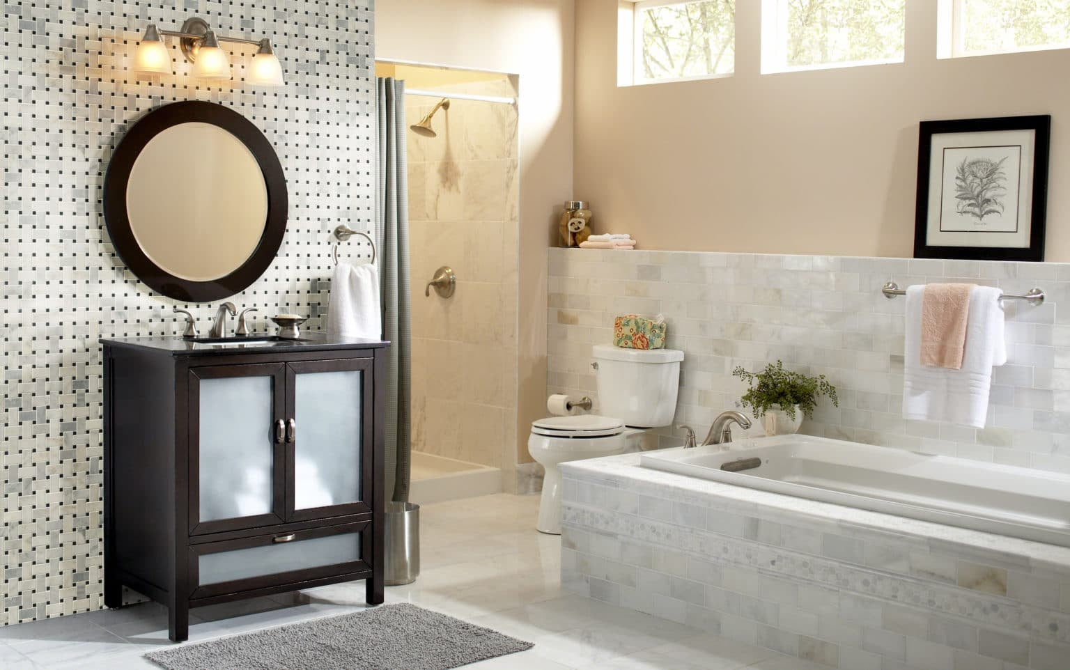 Mosaic Shower & Bathroom Tile Ideas - Avalon Flooring