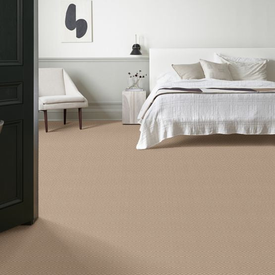 Cashmere Aristocrat On Trend Carpet on Bedroom Floor