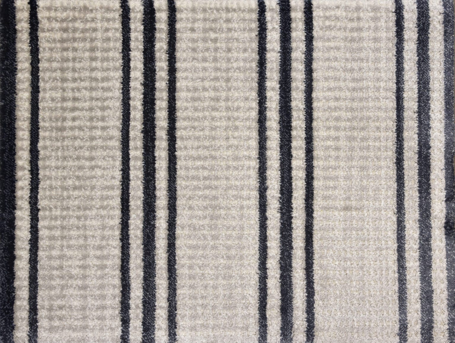 neutral with black strip carpet 