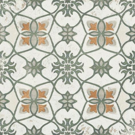 #19 Denmark Vintage 8×8 Patterned Tile