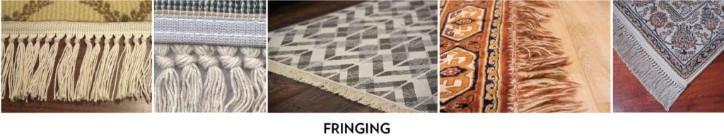 area rug finishes