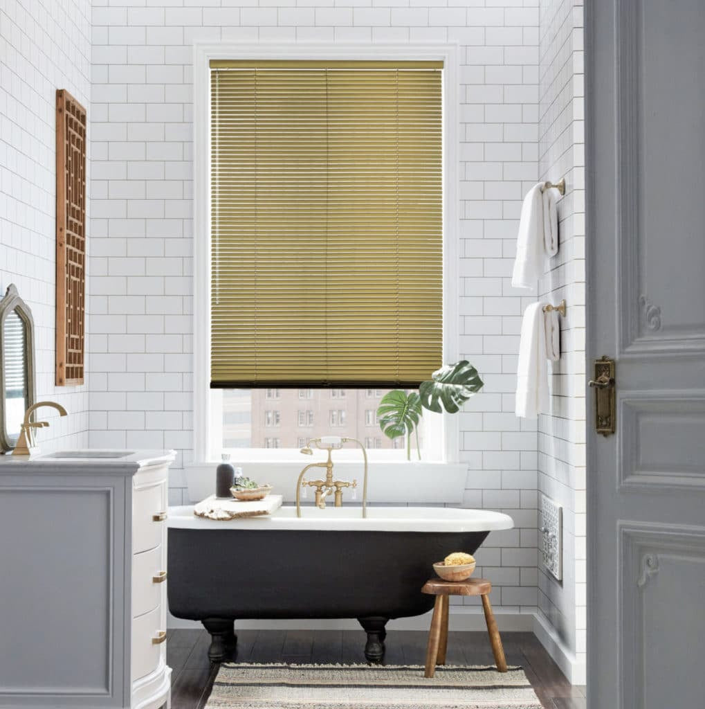 Hunter Douglas window treatment on Bathroom Window