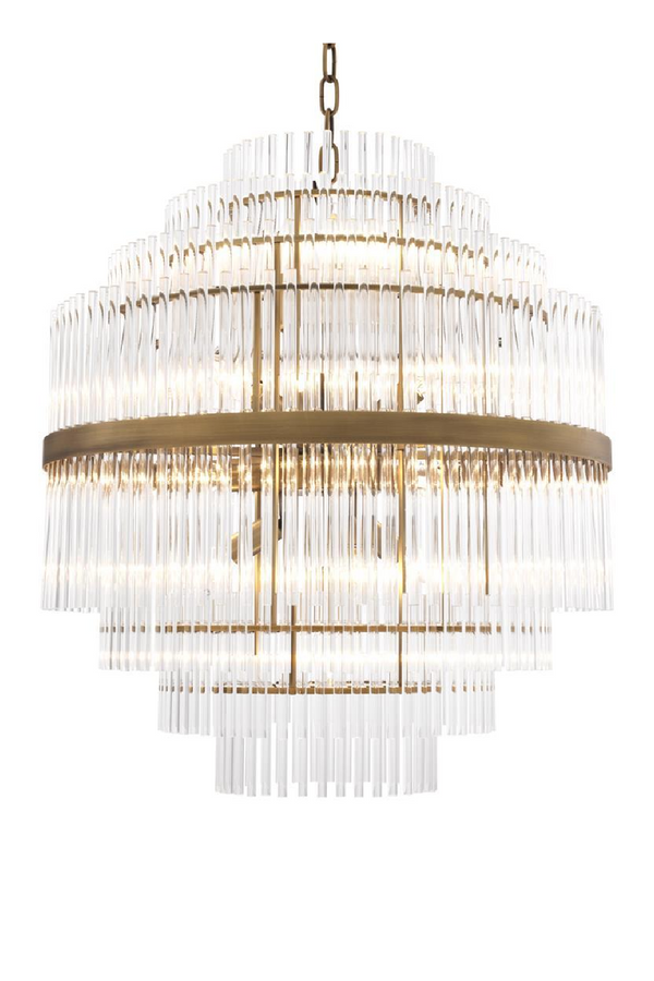 Modern Art Deco Chandelier, Eichholtz Jet Set