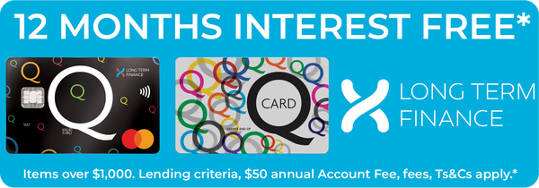 12 Months Interest Free with Q-Card