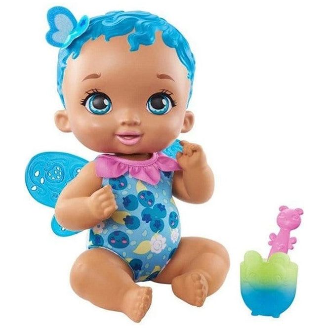 Mattel – My Garden Baby – Puppe, 30 cm, Schmetterlings-Baby-Puppe, Berry Himbeer oder Blaubeer