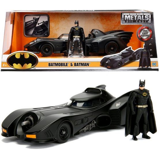 Jada Metals Batmobile & Batmang – Modellauto inkl. Figur