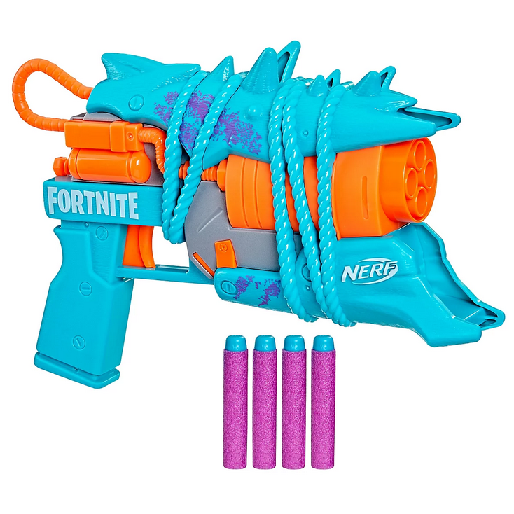 Hasbro –  Nerf Fortnite Primal Pistol Blaster mit 4 Darts