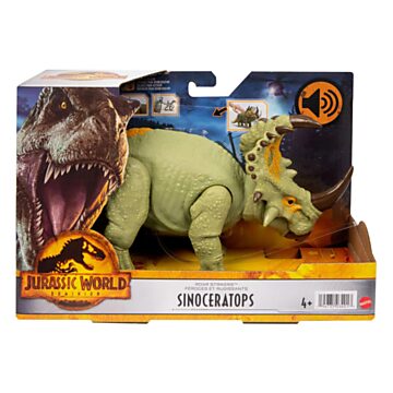 Mattel – HDX43  -Jurassic World Roar Strikers Sinoceratops