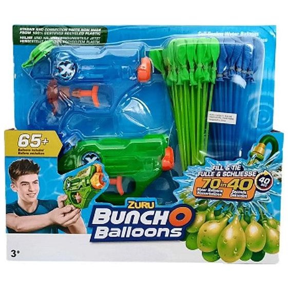 Zuru Bunch O Balloons Wasserpistole 2er Pack + 70 Wasserballons