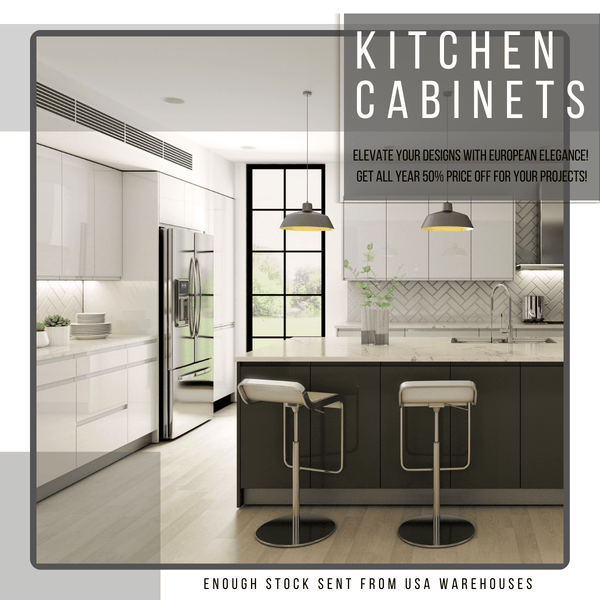 frameless kitchen cabinets