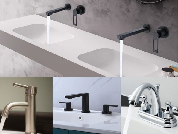 all kinds of bathroom faucets