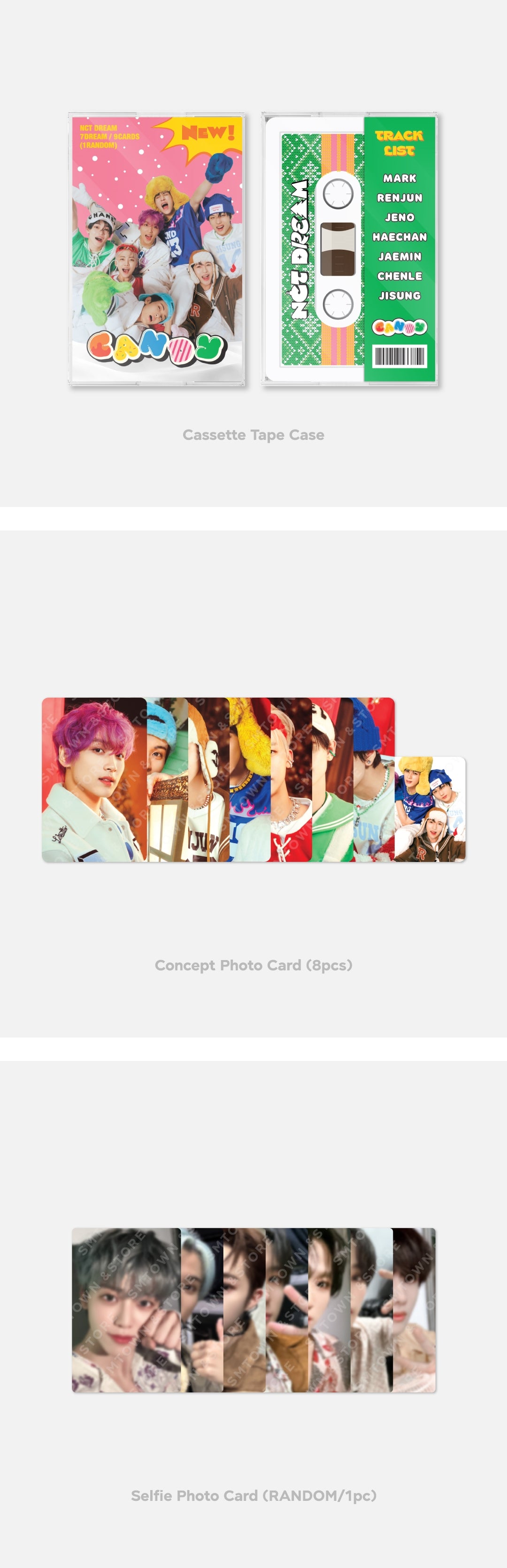 NCT Dream Candy - Cassette Tape Photo Set – HALLYUSUPERSTORE