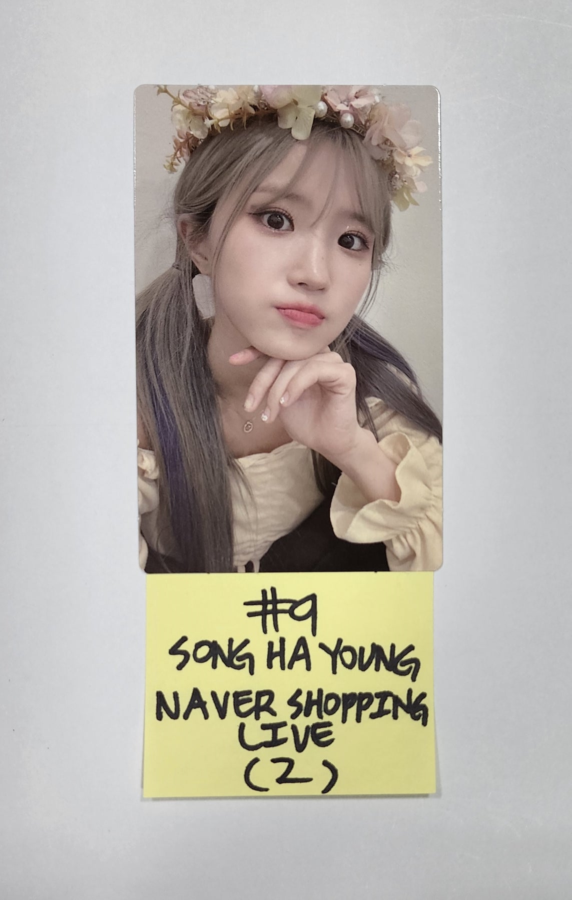 fromis_9 ジホン トレカ naver shopping live