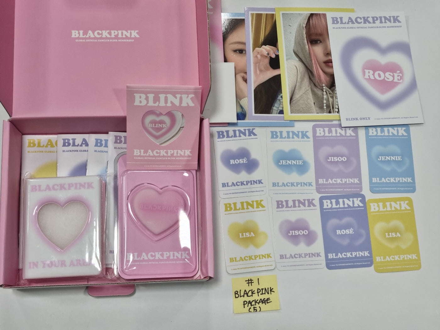 BLACKPINK ファンクラブ 早期入会特典 トレカ4枚セット トレカケース 