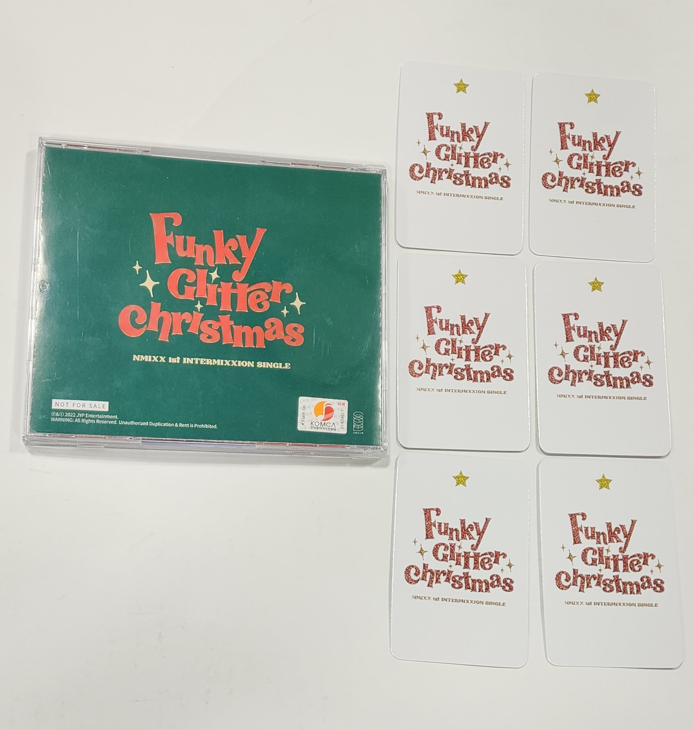 NMIXX Funky Glitter Christmas サイン入り CD-