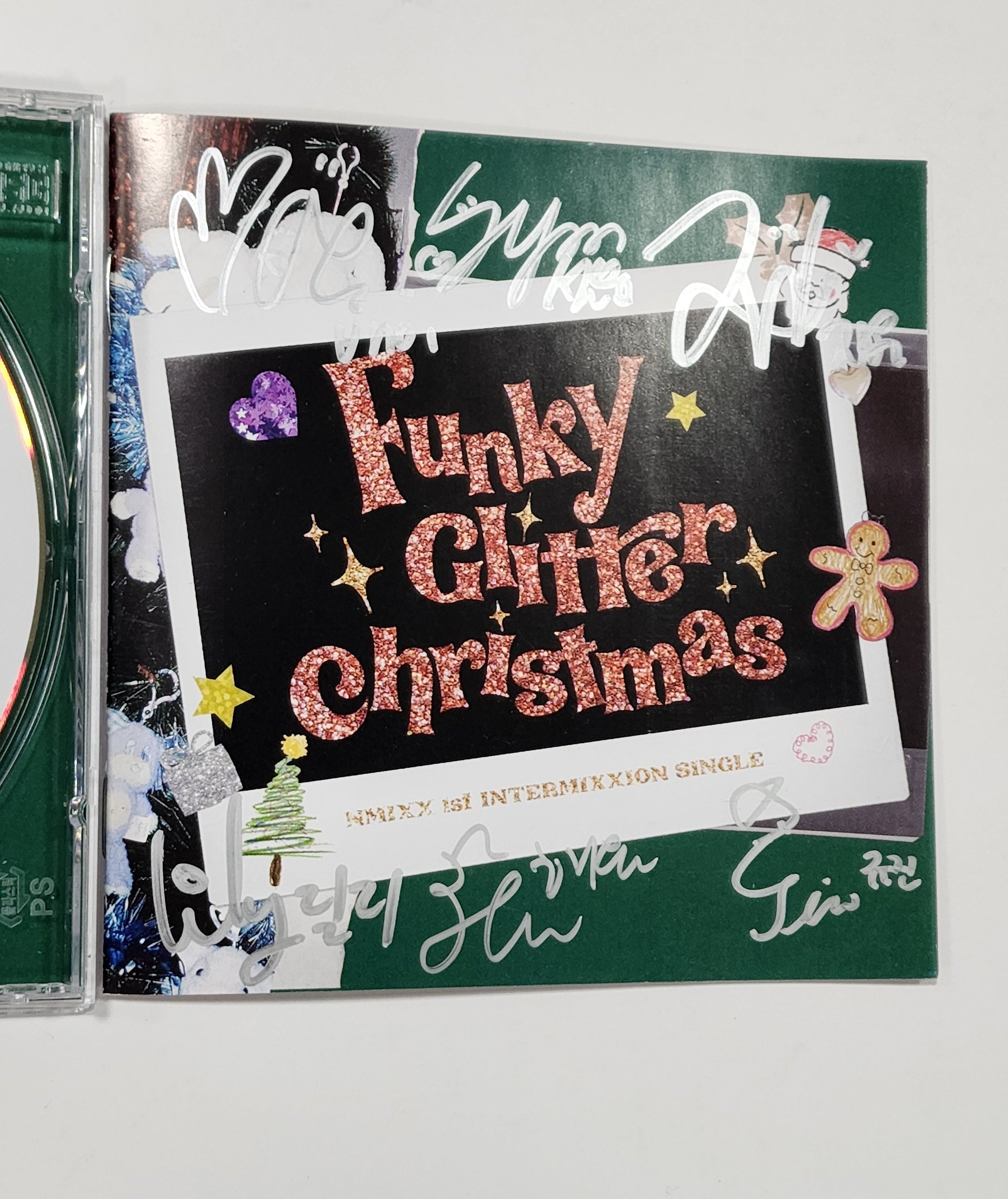 NMIXX Funky Glitter Christmas サイン入り CD-