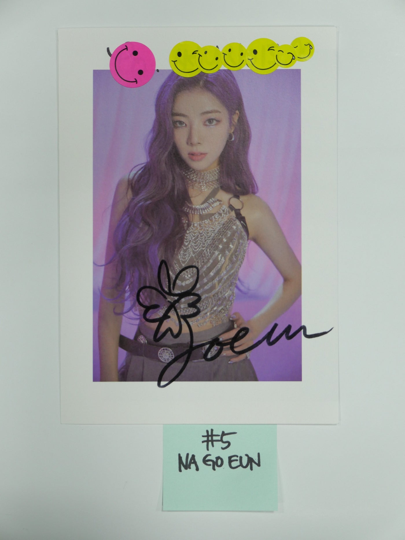 Purple Kiss 'HIDE & SEEK', 'INTO VIOLET' - A Cut Page From Fansign Event Albums