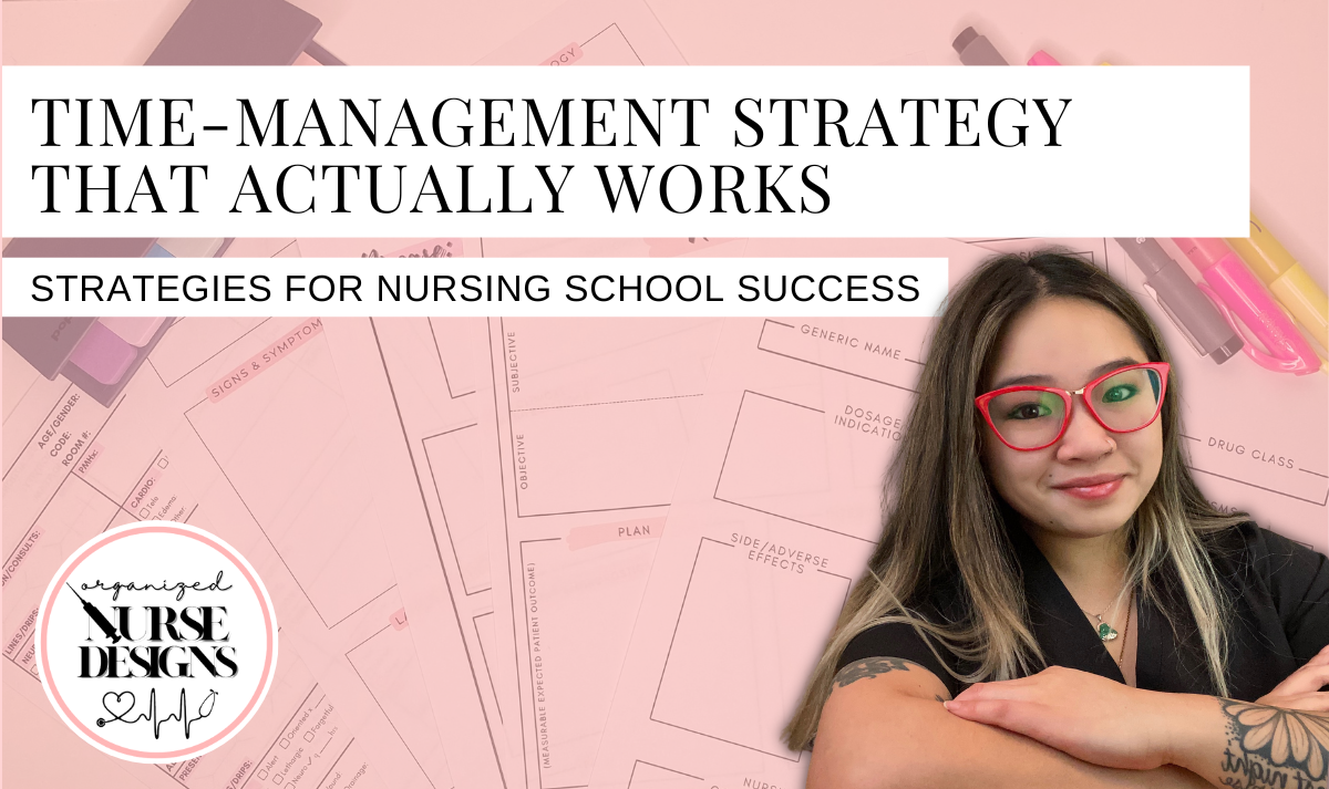 Time management nursing school tips, nursing student tips, how to time manage