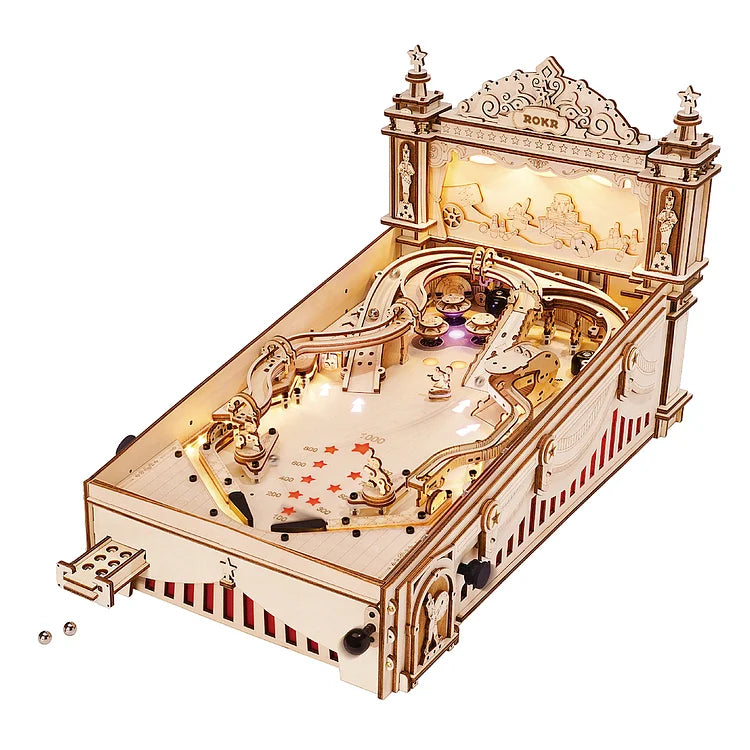 ROKR 3D Flipperautomat 3D Holzpuzzle EG01 | Robotime Online