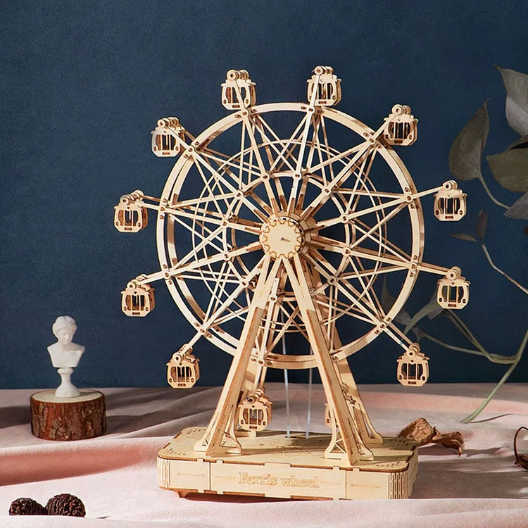 Puzzle 3D en bois avec grande roue Rolife TGN01 | Robotime Online