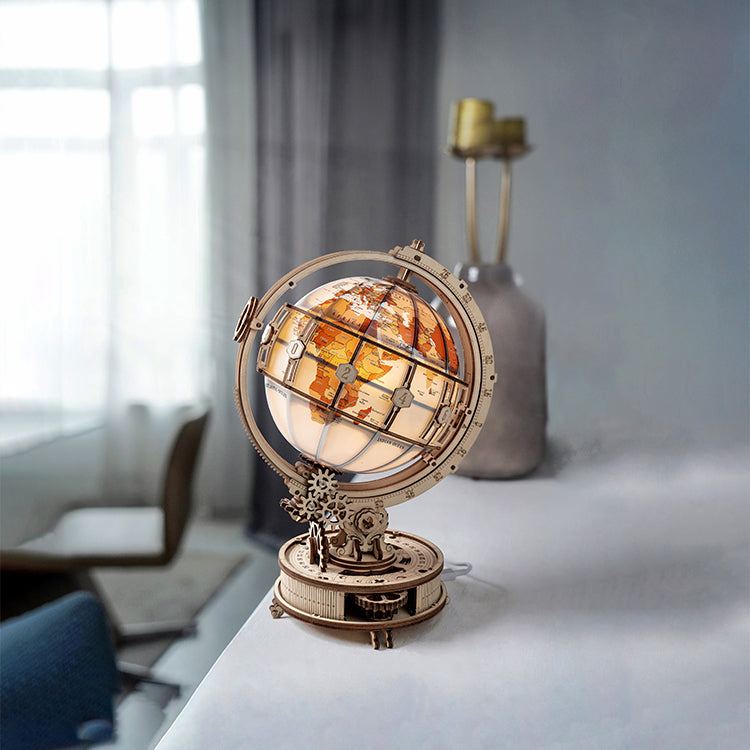 ROKR Luminous Globe 3D houten puzzel