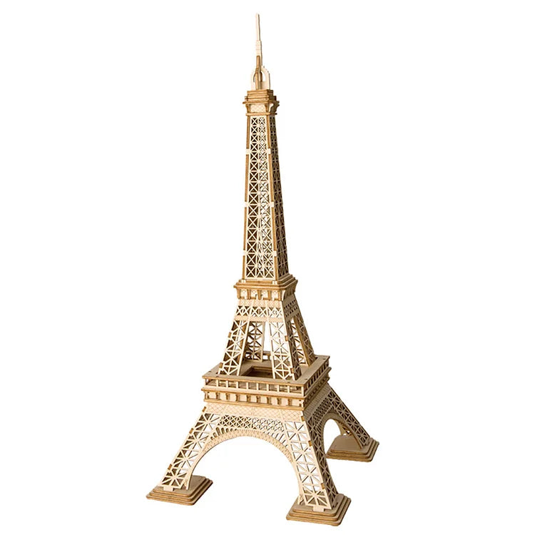 Puzzle 3D en bois modèle Tour Eiffel Rolife TG501 | Robotime Online