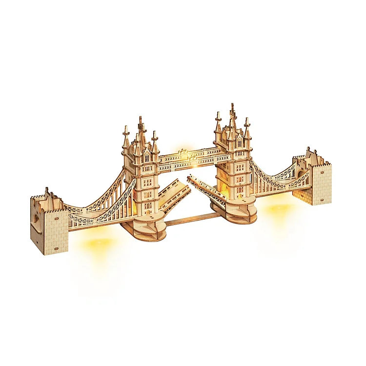 Rolife Tower Bridge mit Lichtern 3D-Holzpuzzle TG412 | Robotime Online
