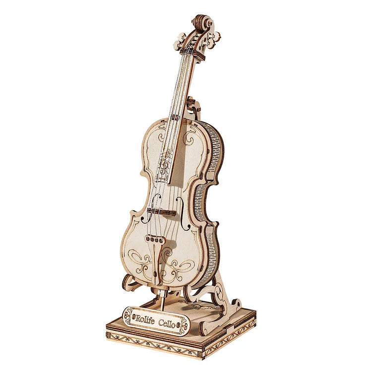 Rolife Cello 3D Holzpuzzle TG411 | Robotime Online