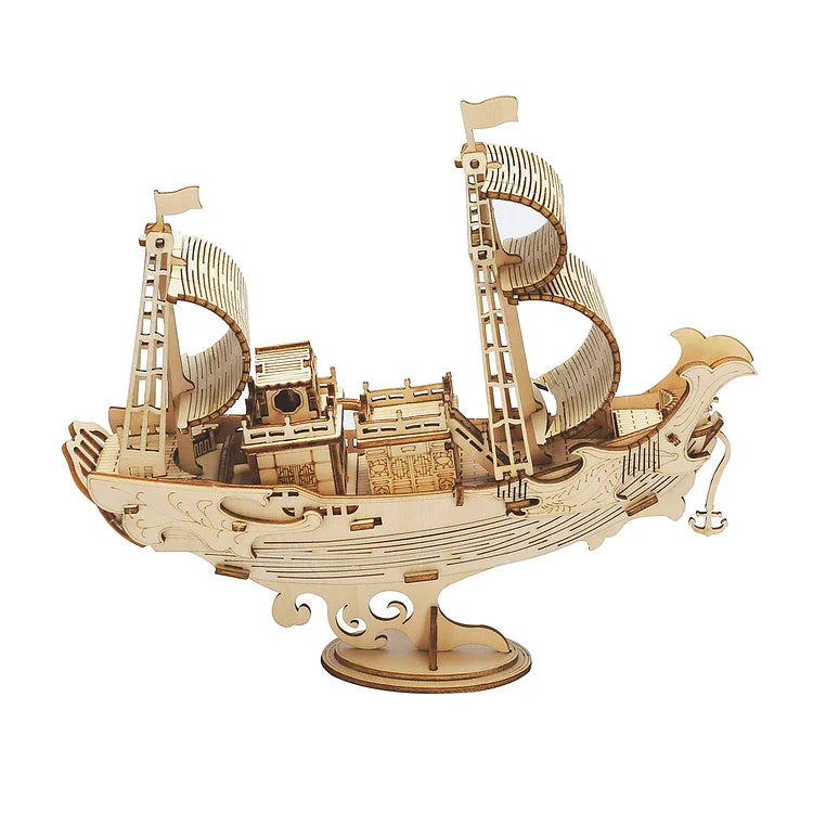 Rolife Japanisches Diplomatenschiff 3D-Holzpuzzle TG307 | Robotime Online