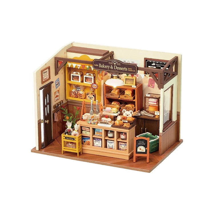 Maison miniature à monter soi-même Rolife Becka's Baking House DG161 | Robotime Online