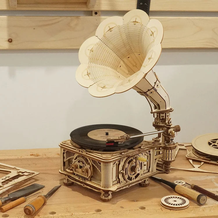 Gramophone rotatif manuel ROKR