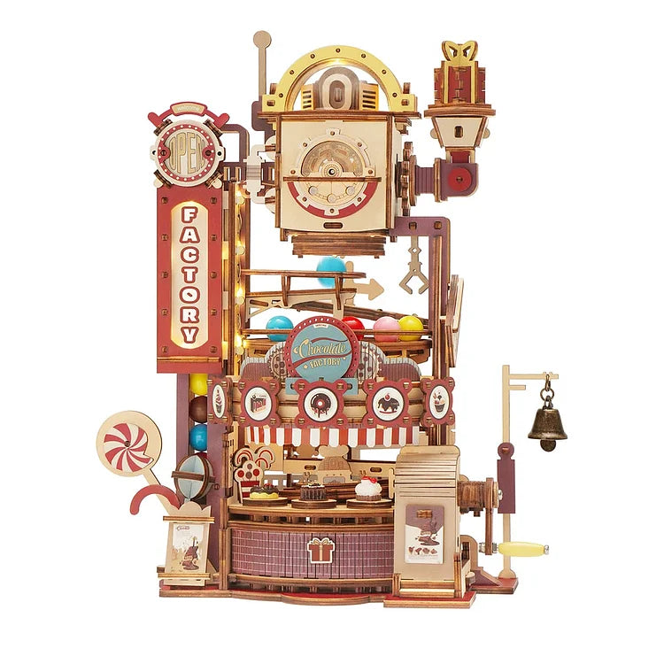Puzzle en bois 3D de la Chocolaterie ROKR LGA02 | Robotime Online