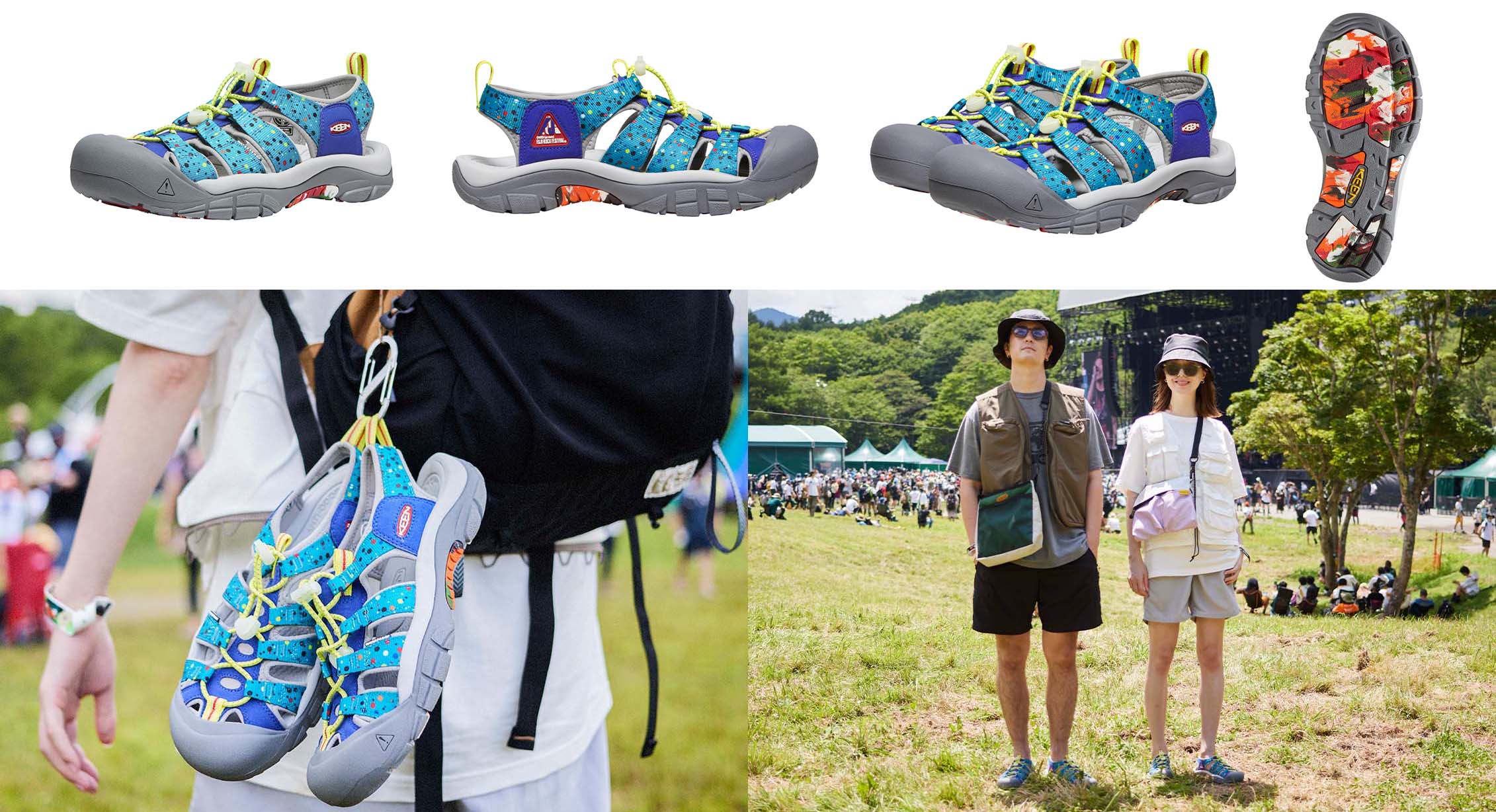 KEEN x Fuji rock festival model