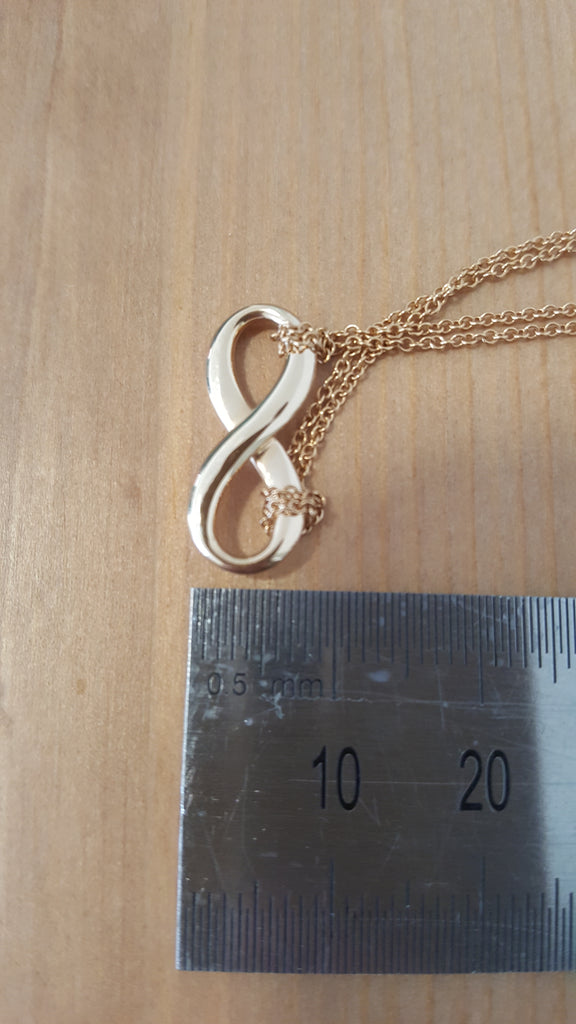 tiffany infinity necklace rose gold