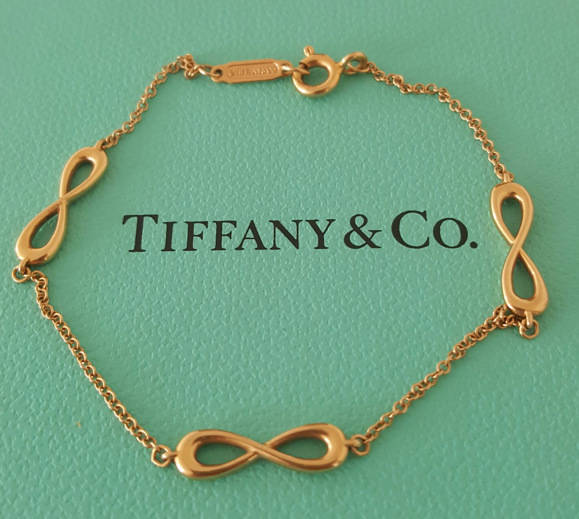 tiffany and co infinity bracelet gold