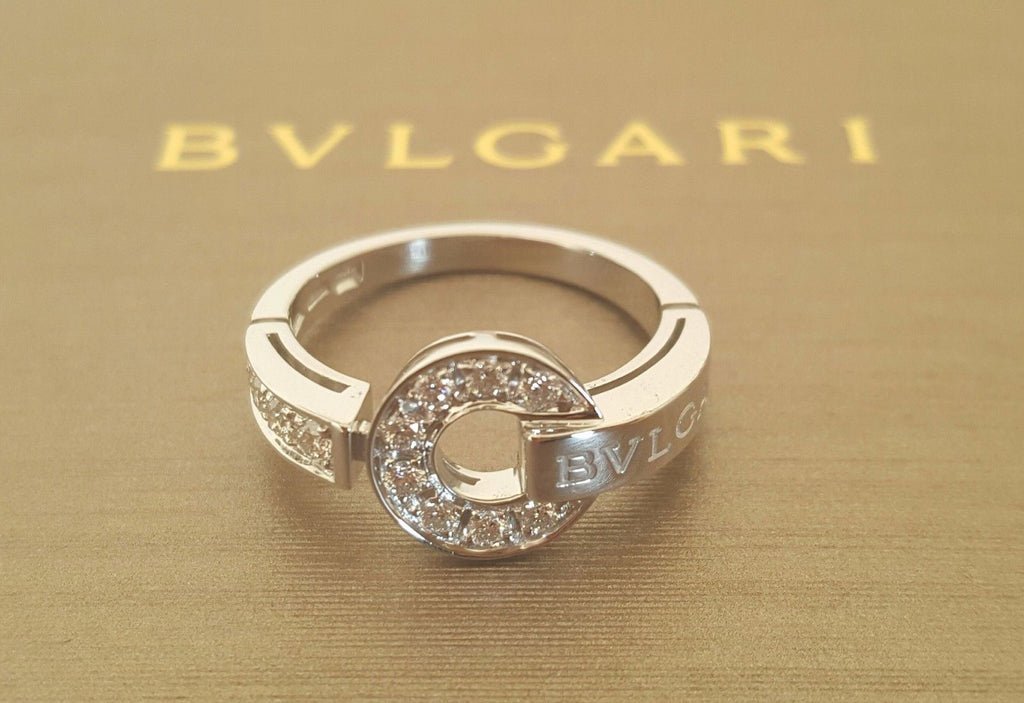 Buy Bvlgari Diamond and 18ct Gold Ring 