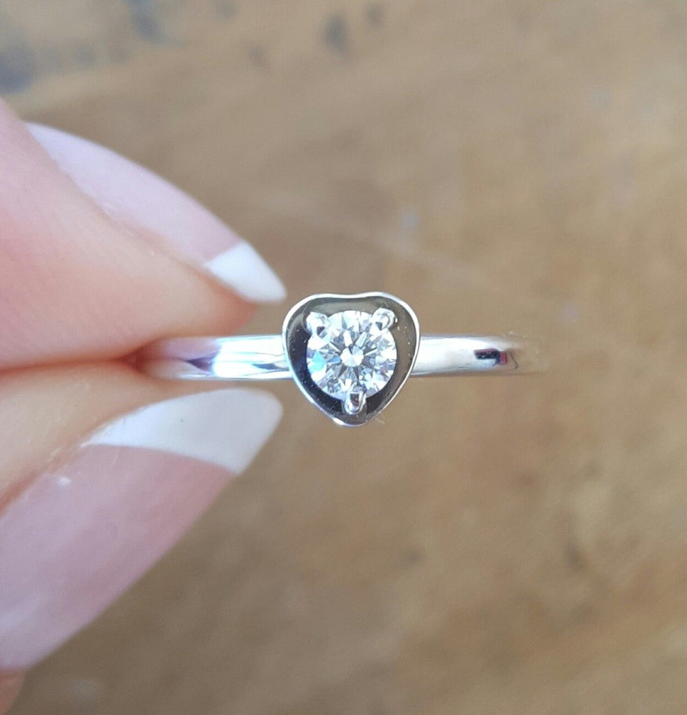 cartier heart shaped engagement ring