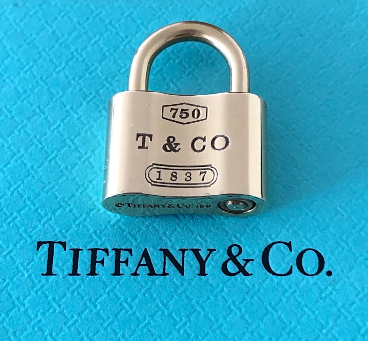 tiffany padlock charm