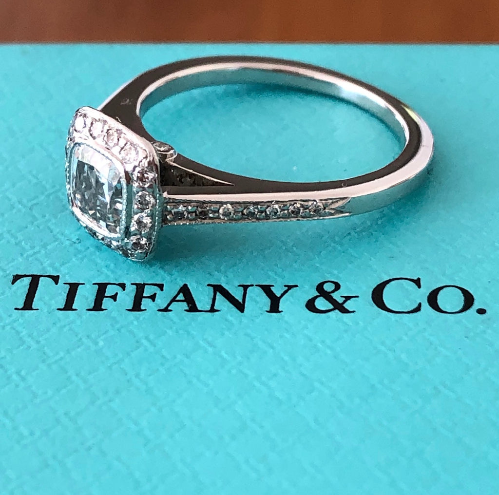 Tiffany & Co. 0.81tcw F/VVS1 Diamond Legacy Engagement Ring – Catherine