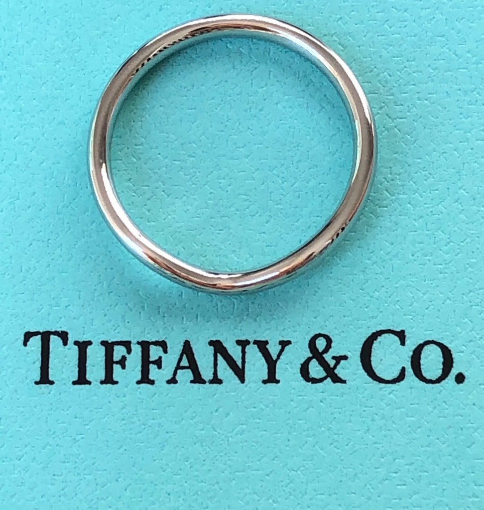 Tiffany & Co. Elsa Peretti Curved 2mm Platinum PT950 Wedding Dress Band  $2100