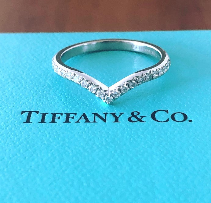 tiffany v shaped ring