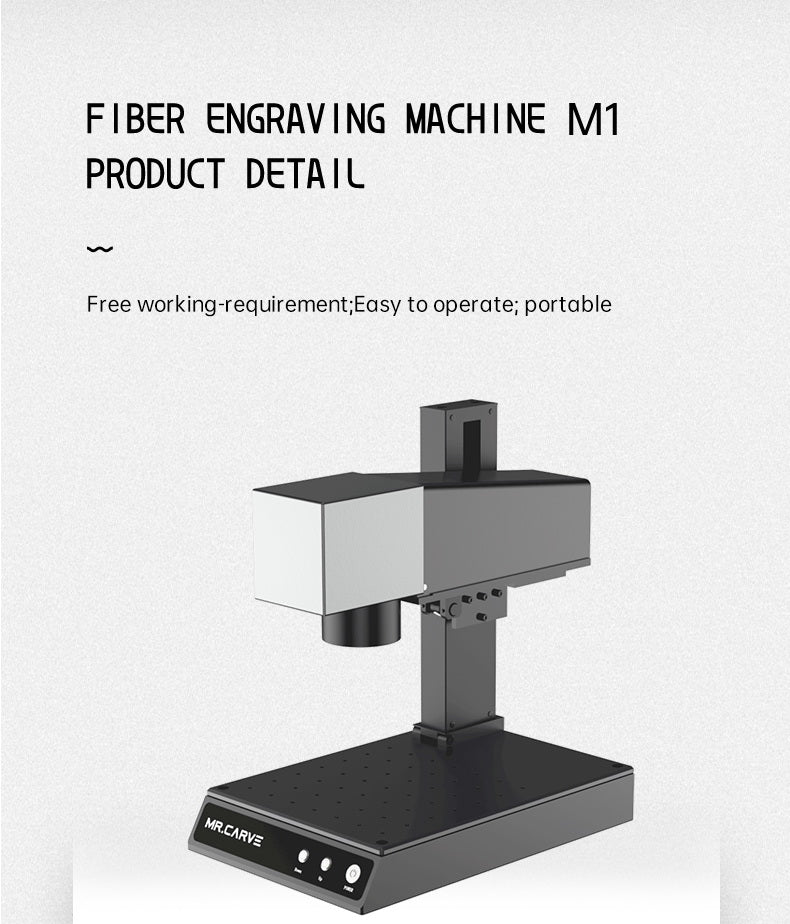  MR.CARVE M1 Pro Portable Fiber Laser Marking Machine